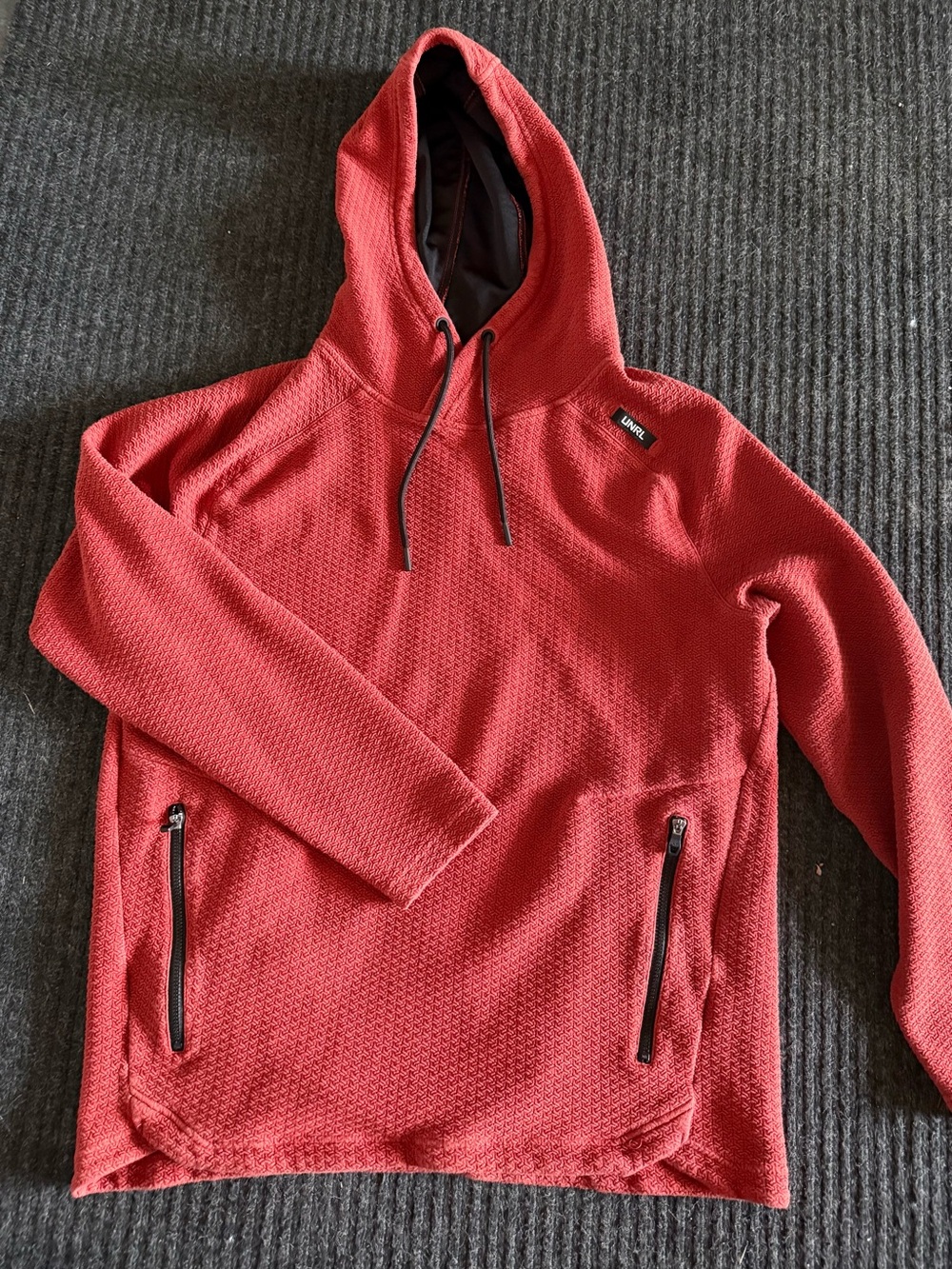 UNRL Elevation Hooded Sweatshirt with Black Drawcords
